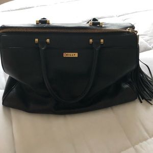 MILLY leather satchel bag